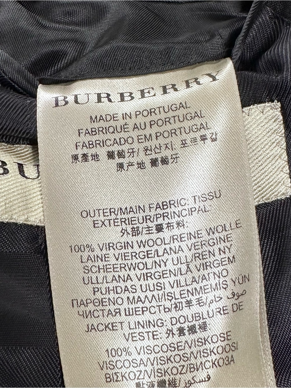 Burberry London Blazer Mens Size 50R Canbury Wool Sports Jacket - Picture 11 of 13
